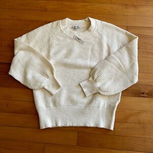 Madewell Corbett balloon-sleeve sweater size S